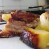 Barriga de porco confit na manteiga de garrafa Barriga de porco confit na manteiga de garrafa